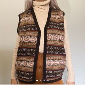 Sleeveless vintage vest